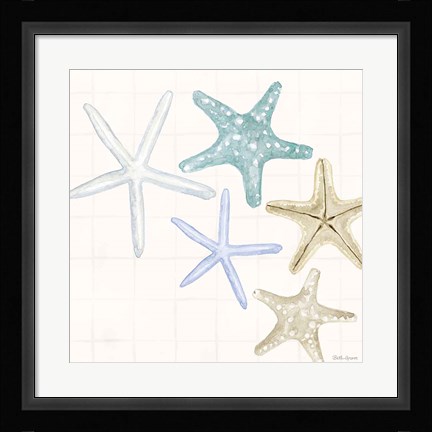 Framed Soft Shores V Print