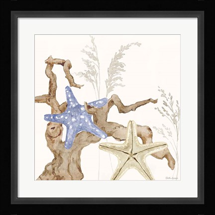 Framed Soft Shores II Print