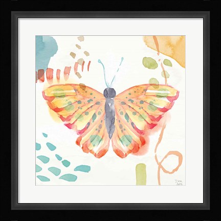 Framed Winged Whisper V Print