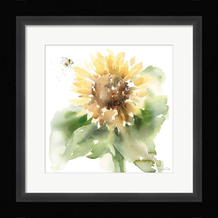 Framed Sunflower Meadow III Print