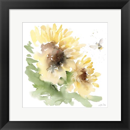Framed Sunflower Meadow II Print