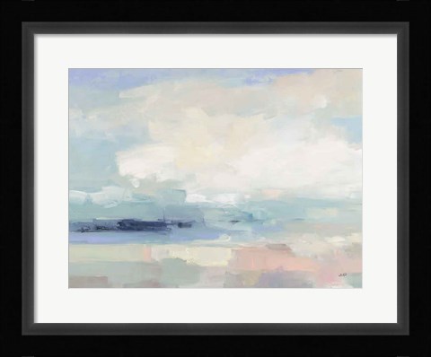 Framed Land Sky Water Print