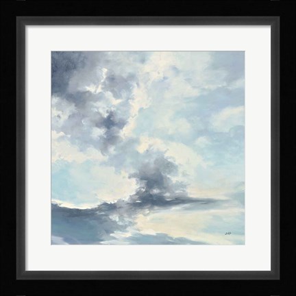 Framed Cool Evening Clouds Print