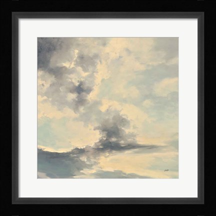 Framed Warm Evening Clouds Print