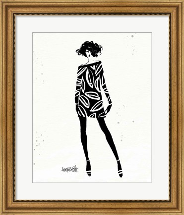 Framed Style Sketches IV Print