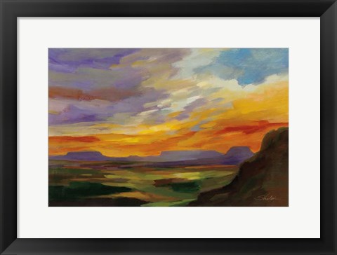 Framed Sonoran Desert Sunset Print