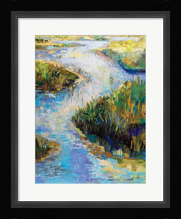 Framed Water Walkway Print