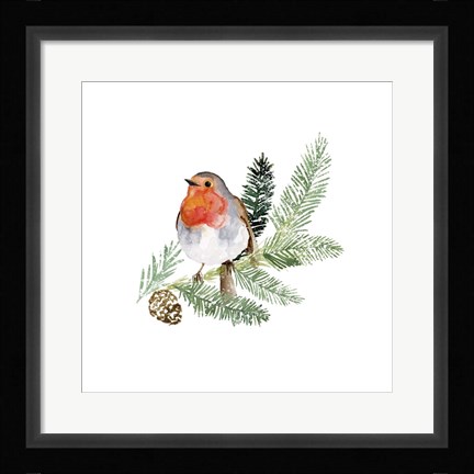 Framed Winter Visitor II Print