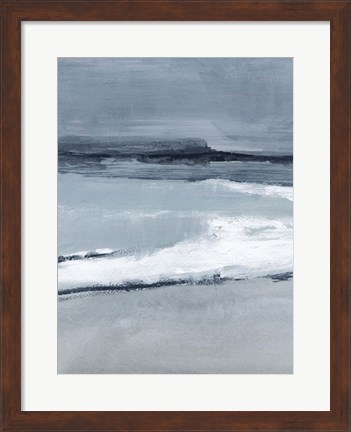 Framed Sea Lines I Print