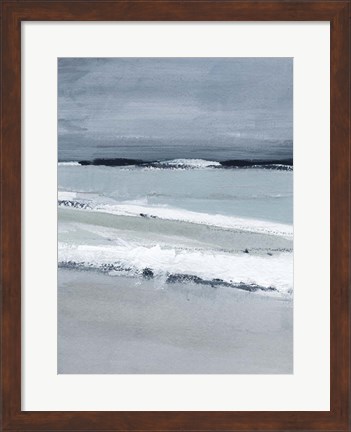 Framed Sea Lines II Print