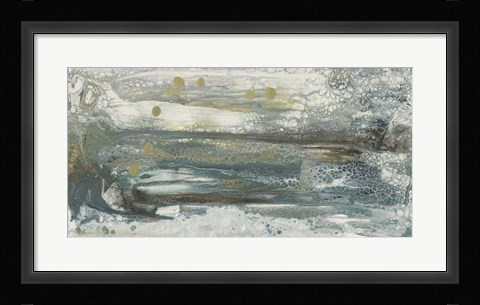 Framed Teal Seascape II Print