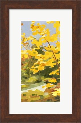 Framed Autumn Hike I Print