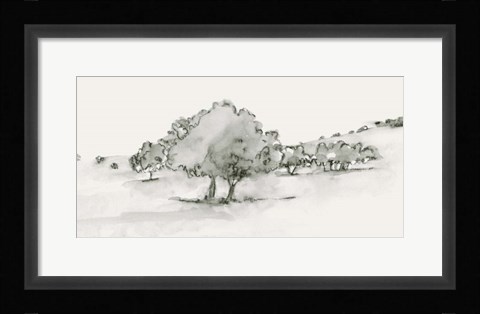 Framed Scenic Scribble II Print