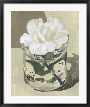Framed Neutral Bloom II Print