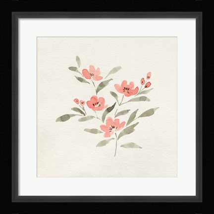 Framed Sweet Florals I Print