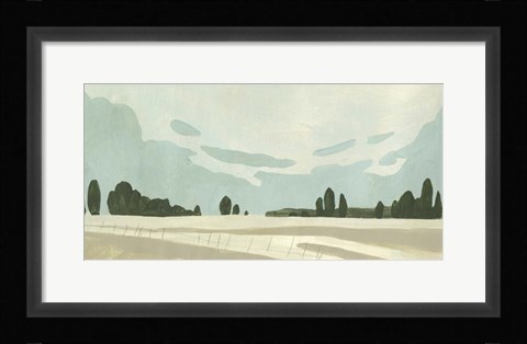 Framed Farmland Study III Print