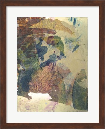 Framed Monet&#39;s Landscape II Print