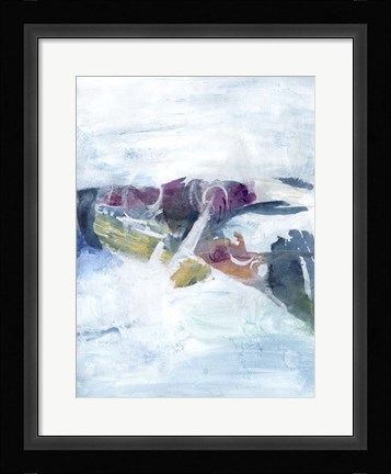 Framed Gliding on Ice I Print