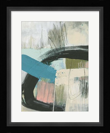 Framed Layering Marks II Print