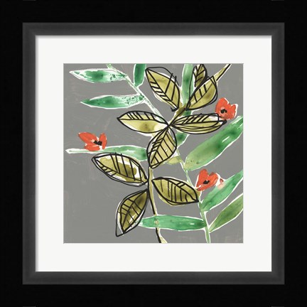 Framed Tropic Botanicals V Print