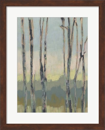 Framed Horizon Through the Trees II Print