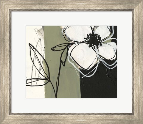 Framed Floral Synergy IV Print