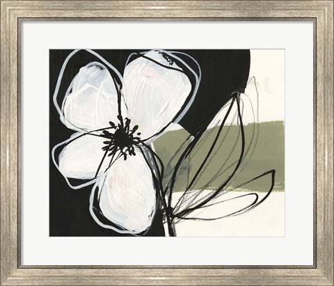 Framed Floral Synergy VI Print