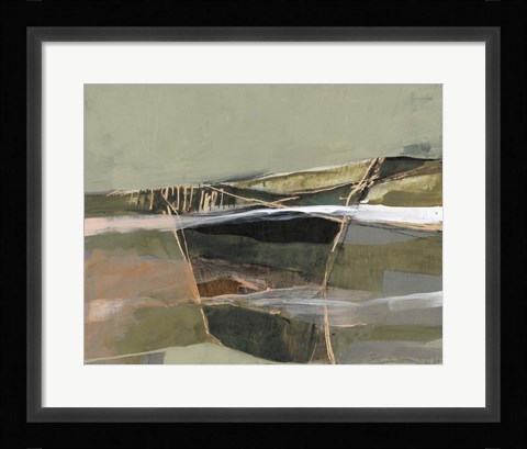 Framed Refracted Horizon I Print
