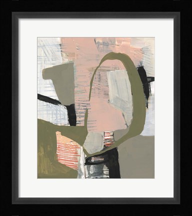 Framed Scribbles &amp; Shapes II Print