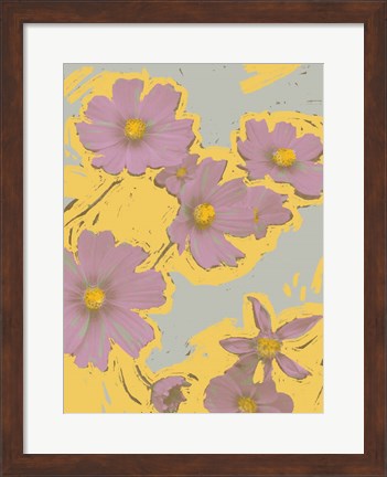 Framed Pop Art Floral II Print