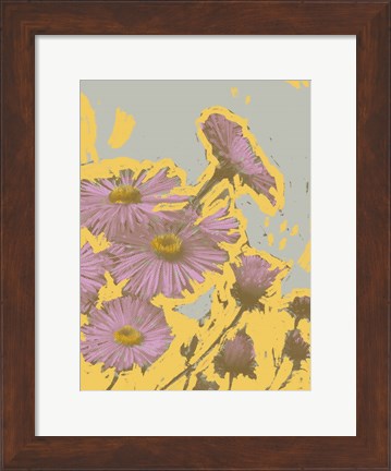 Framed Pop Art Floral VI Print