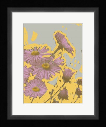 Framed Pop Art Floral VI Print