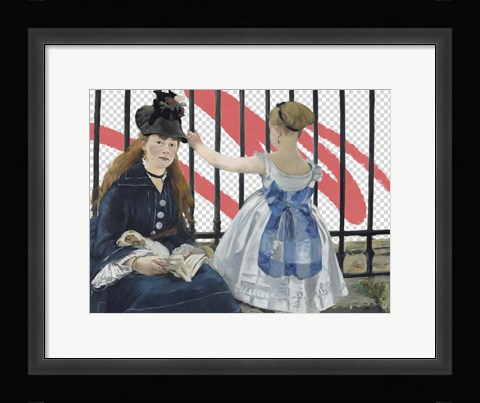 Framed Masked Masters (Waiting At the Station) Print