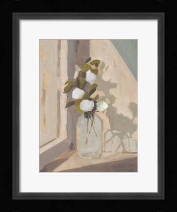 Framed Window Bouquet II Print