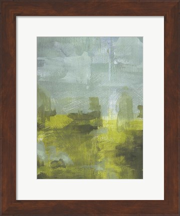 Framed Overgrown Greenway I Print
