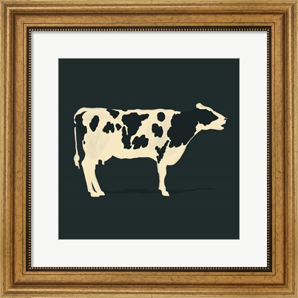 Framed Refined Holstein I Print