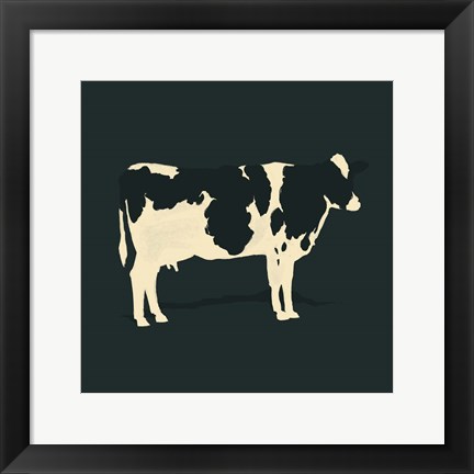 Framed Refined Holstein II Print