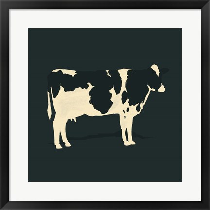 Framed Refined Holstein II Print