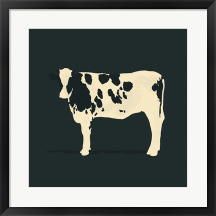 Framed Refined Holstein IV Print