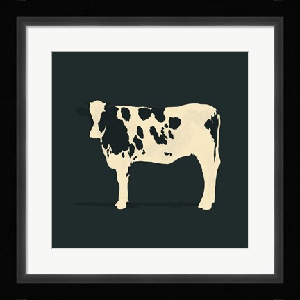 Framed Refined Holstein IV Print