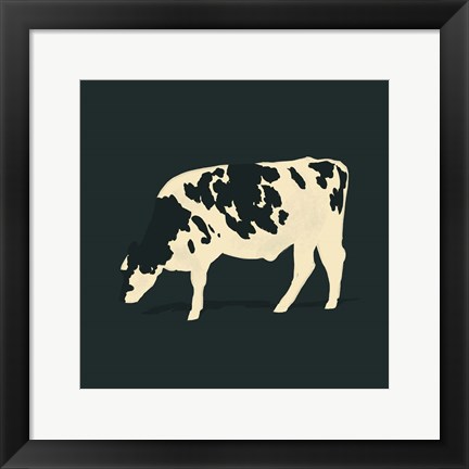 Framed Refined Holstein VI Print