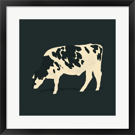 Framed Refined Holstein VI Print