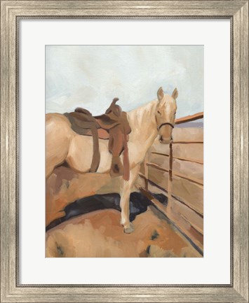 Framed Range Horse I Print