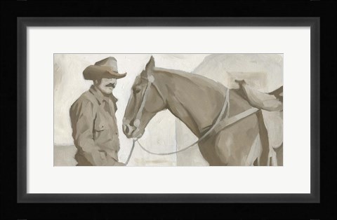 Framed Work Friends II Print