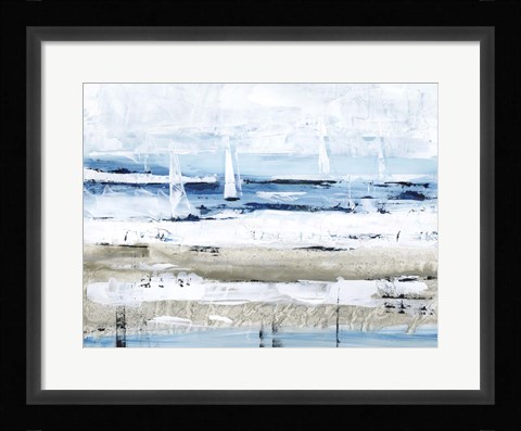 Framed Sea Gaze I Print