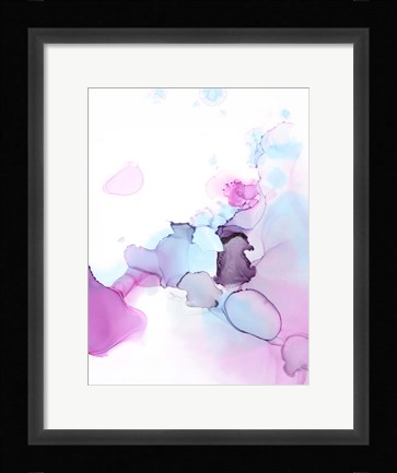 Framed Fluid Magenta III Print