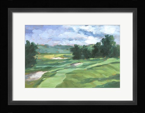Framed Golf Course Study IV Print