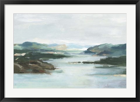 Framed Misty Cove I Print