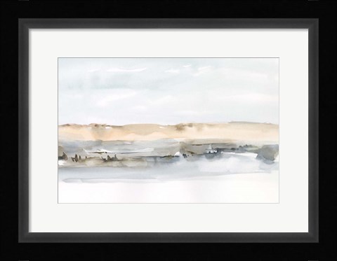 Framed Marsh Dunes I Print