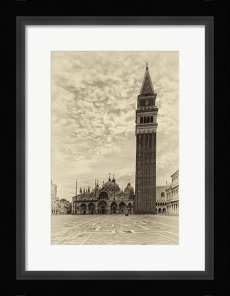 Framed Vintage Venice III Print